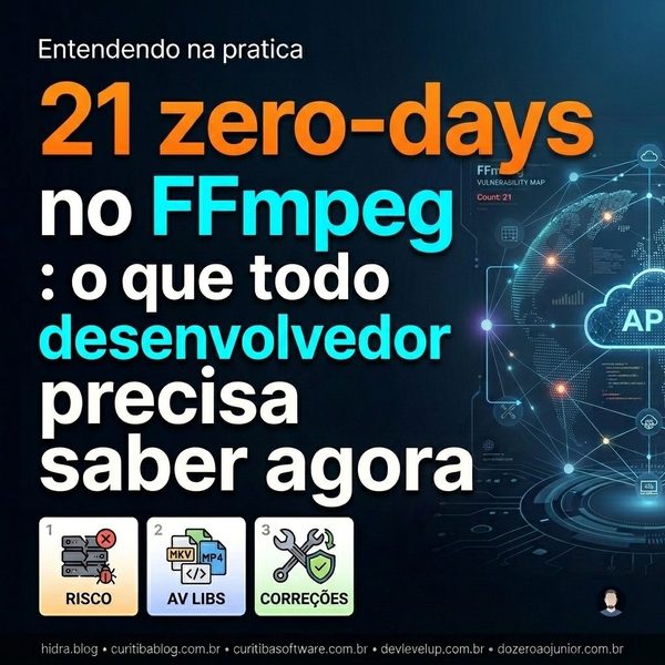 21 zero-days no FFmpeg: tudo o que iniciantes em programação precisam saber agora