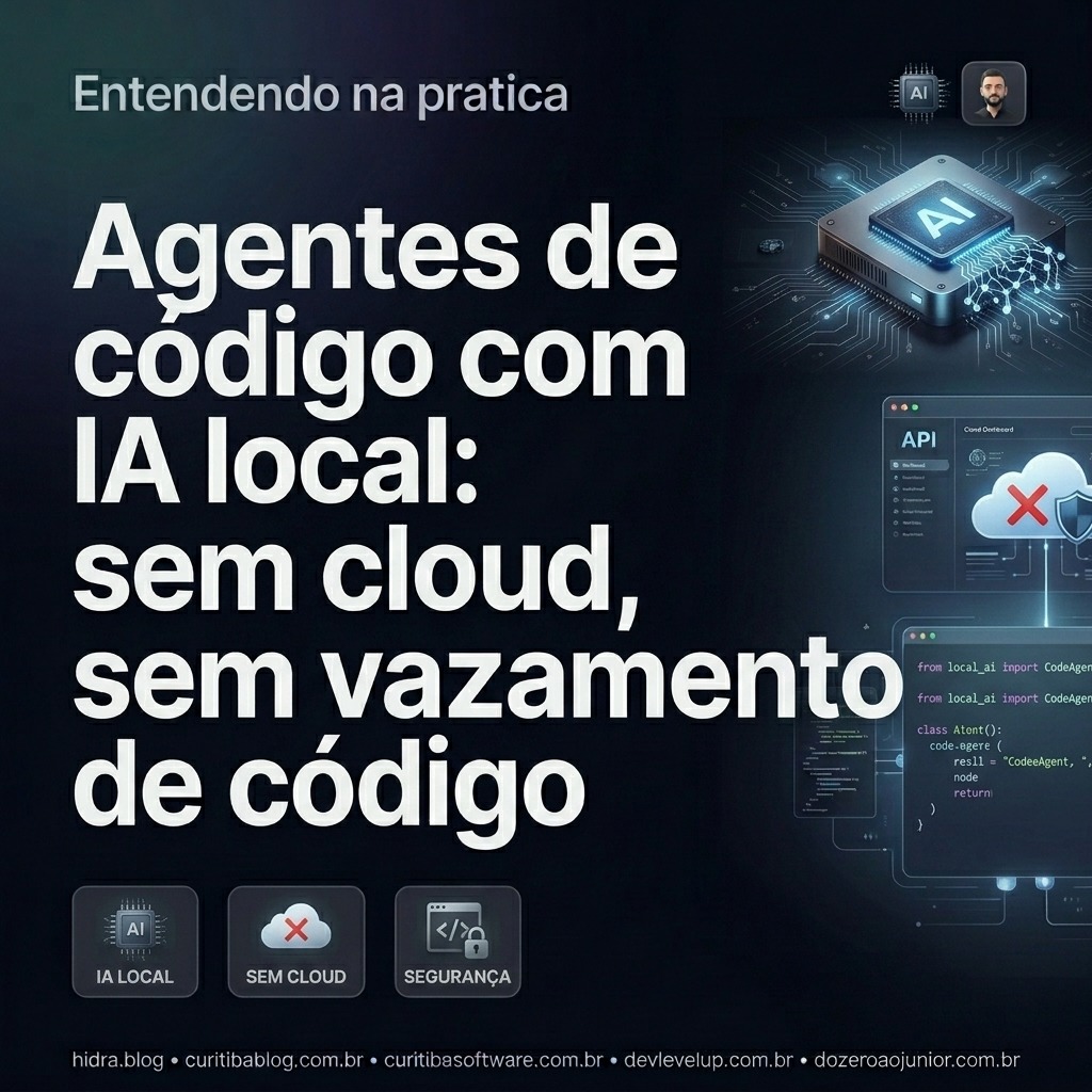 Agentes de código com IA local: desenvolvimento seguro e eficiente para curitibanos