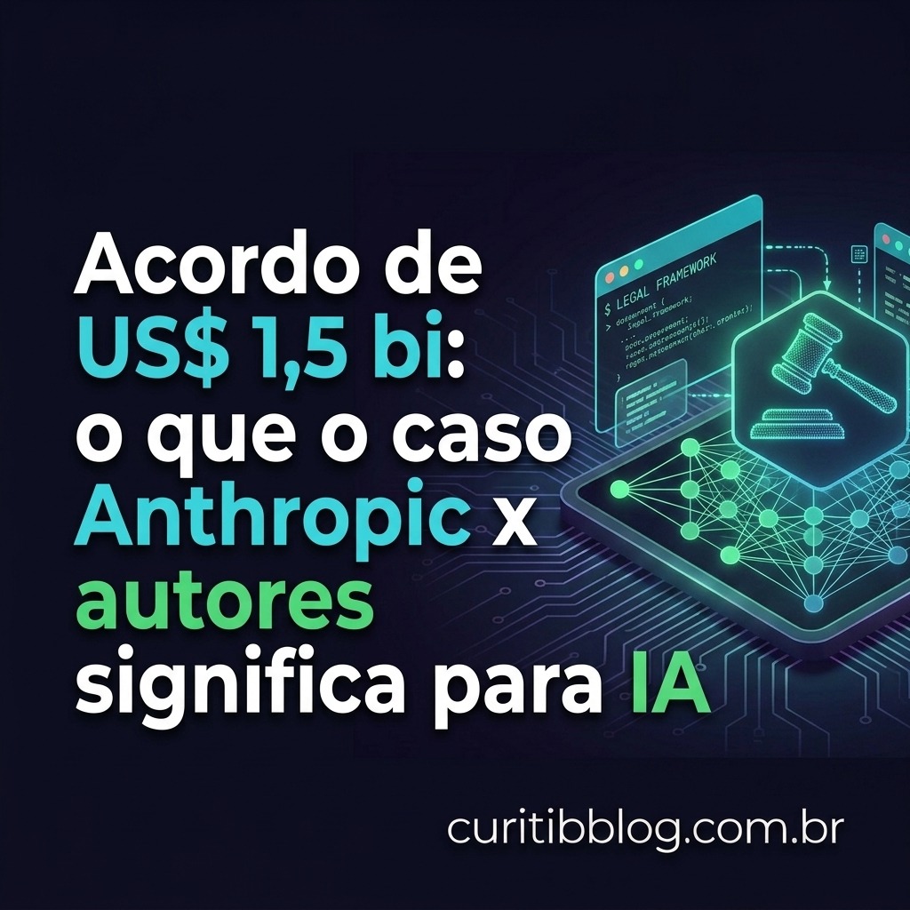 Acordo de US$ 1,5 bi: o que o caso Anthropic x autores significa para IA