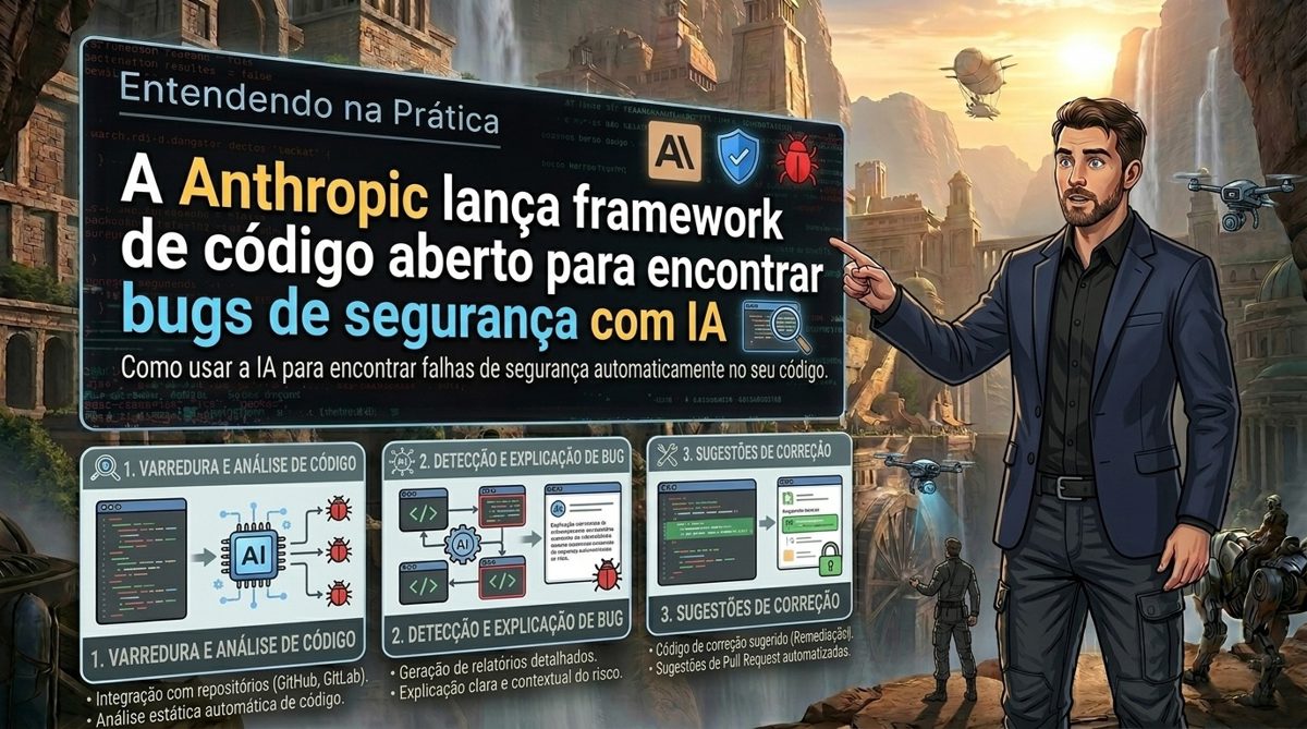 Anthropic lanca framework open-source para encontrar bugs de seguranca com IA