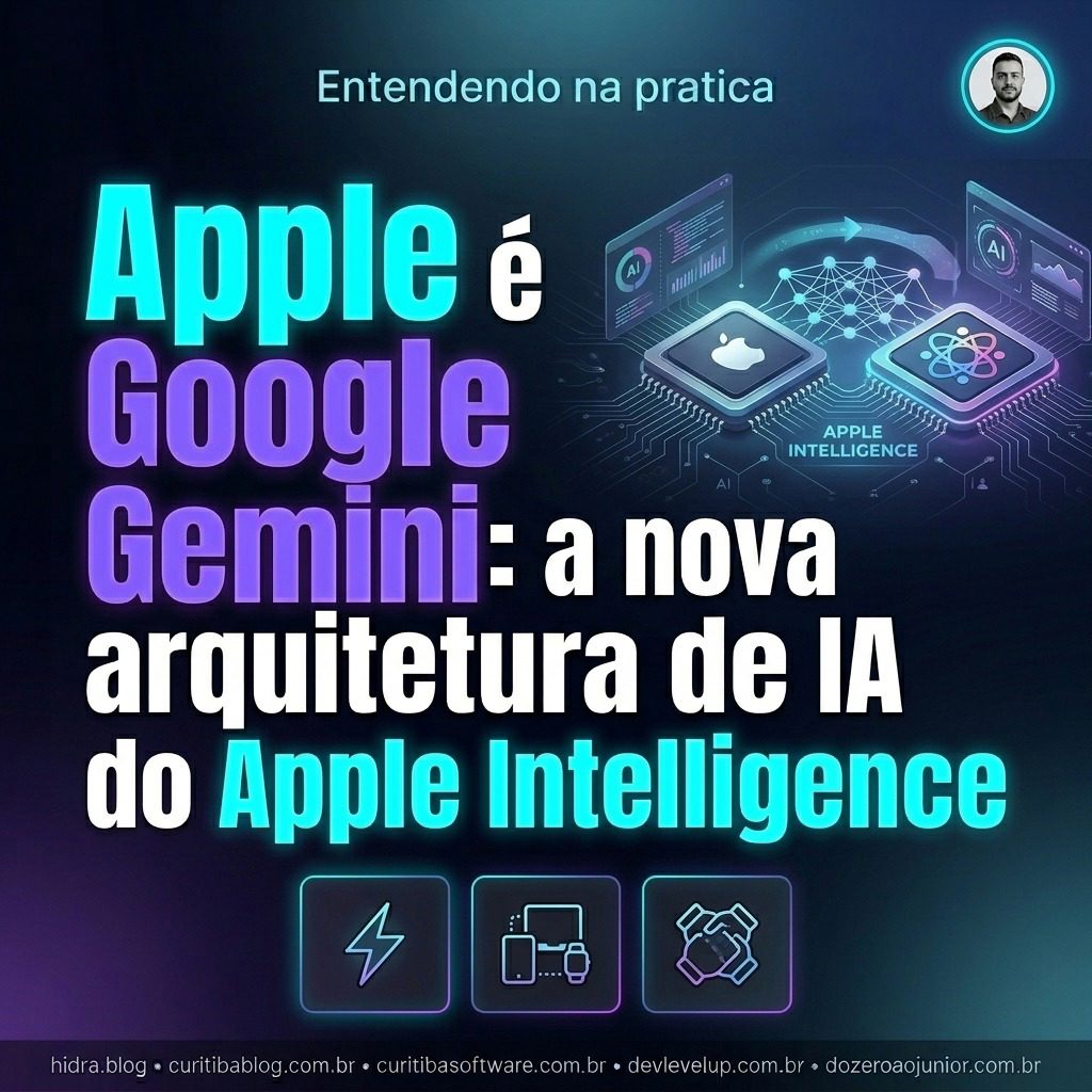 Apple vs Google Gemini: descubra a nova arquitetura de IA do Apple Intelligence
