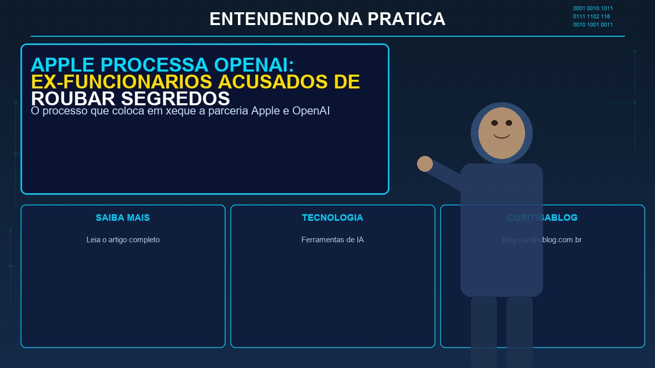 Apple processa OpenAI: ex-funcionarios acusados de roubar segredos comerciais