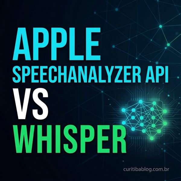 Apple SpeechAnalyzer API vs Whisper: qual e mais rápida e precisa?