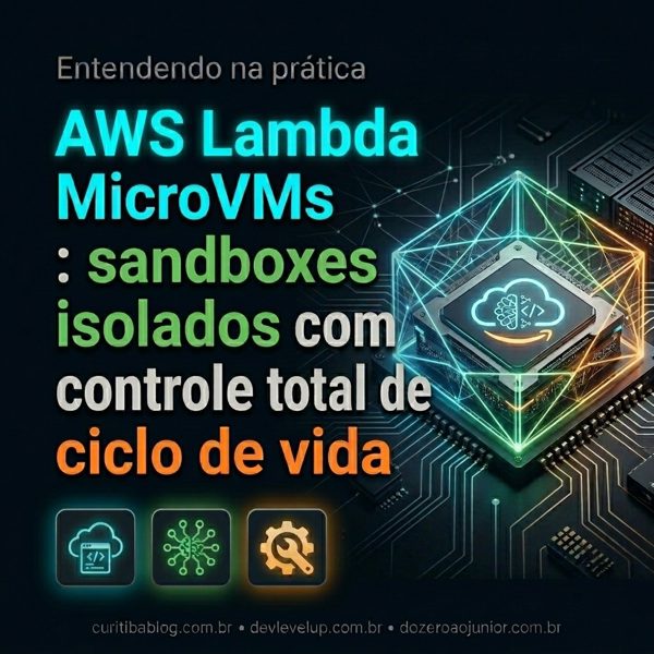 AWS Lambda MicroVMs: sandboxes isolados com controle total de ciclo de vida