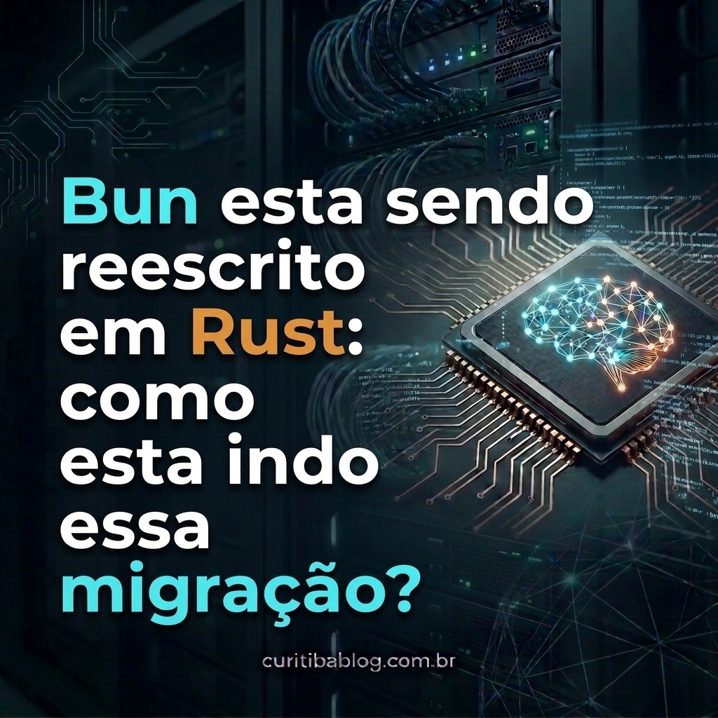Bun esta sendo reescrito em Rust: como esta indo essa migração?