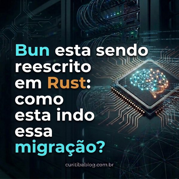 Bun esta sendo reescrito em Rust: como esta indo essa migração?