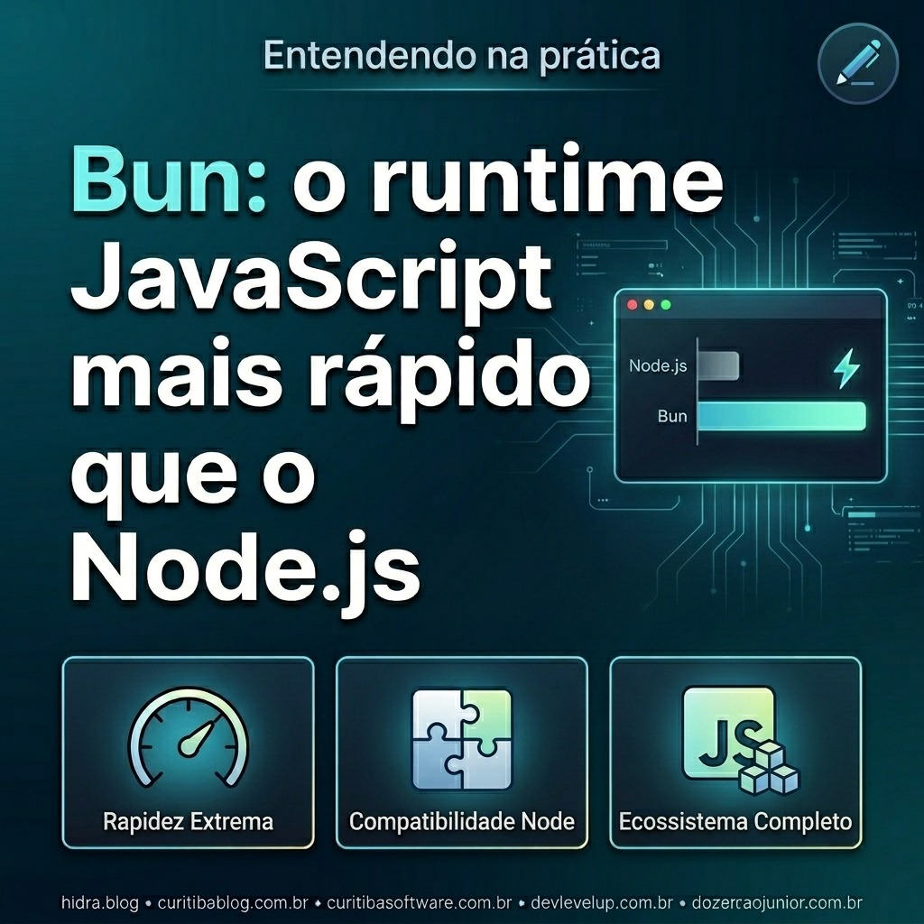 Bun: o runtime JavaScript mais rápido para desenvolvedores curitibanos