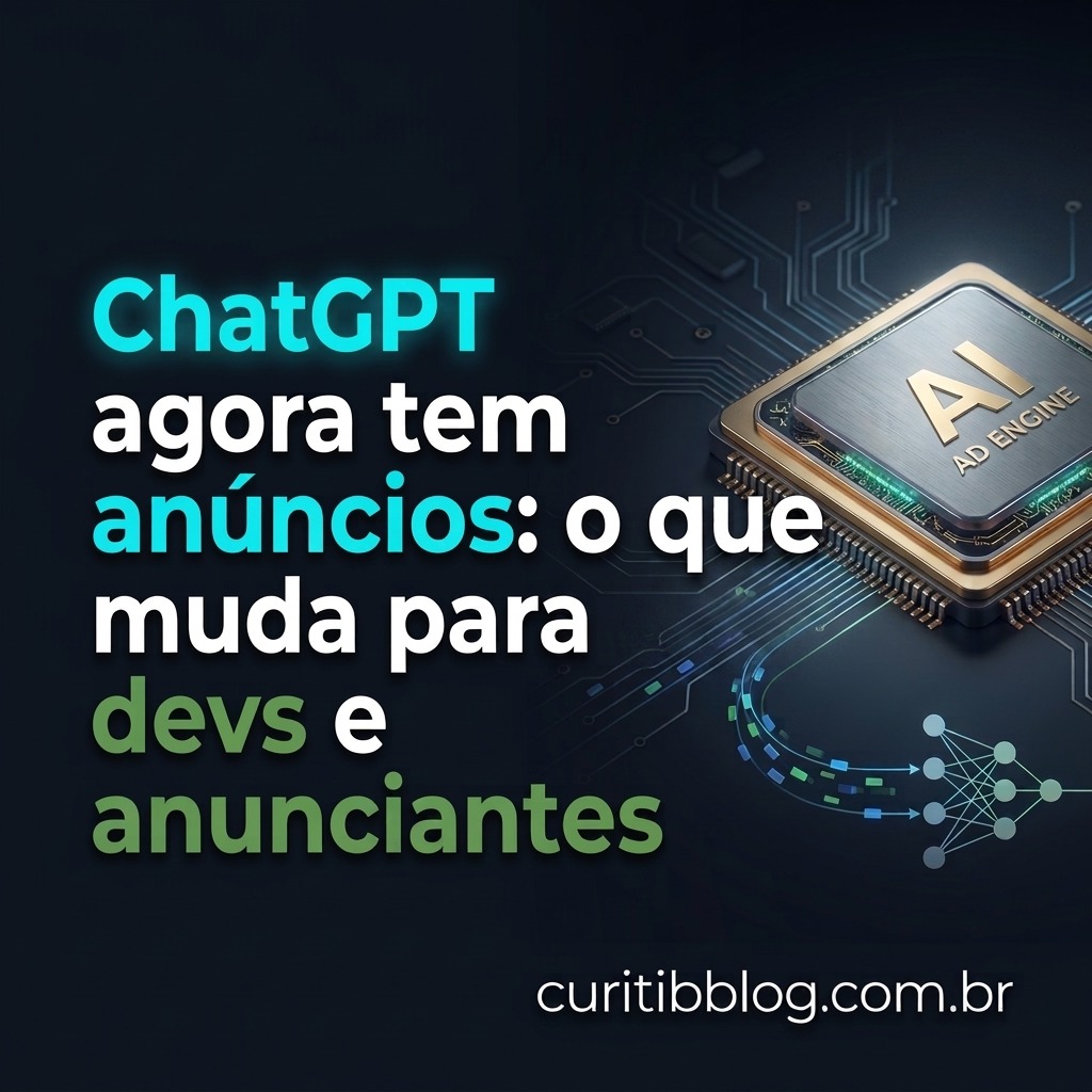 ChatGPT agora tem anúncios: o que muda para devs e anunciantes