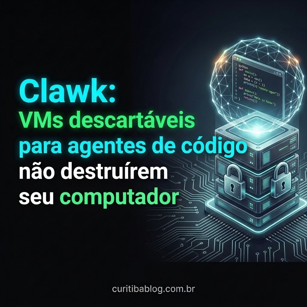 Clawk: VMs descartáveis para agentes de código não destruírem seu computador