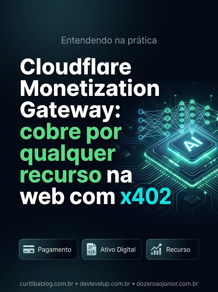 Cloudflare Monetization Gateway: cobre por qualquer recurso na web com x402