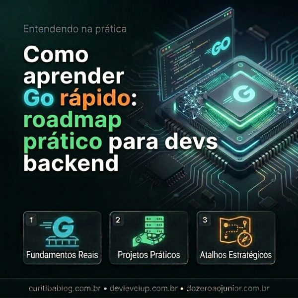 Como aprender Go rápido: roadmap prático para devs backend