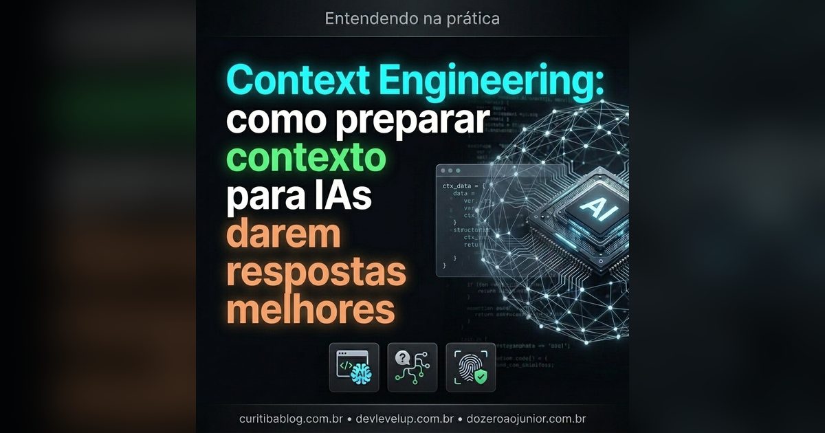 Context Engineering: como preparar contexto para IAs darem respostas melhores