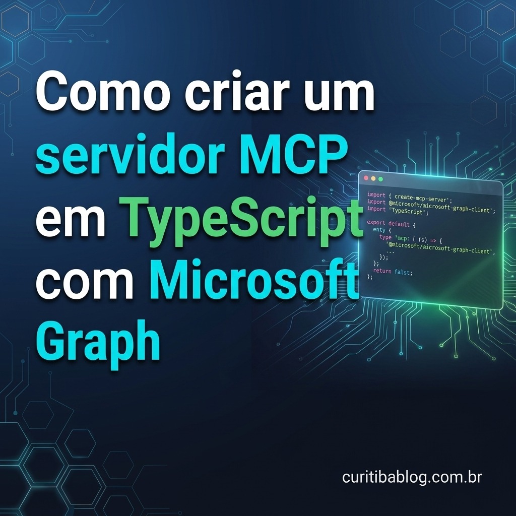 Como criar um servidor MCP em TypeScript com Microsoft Graph