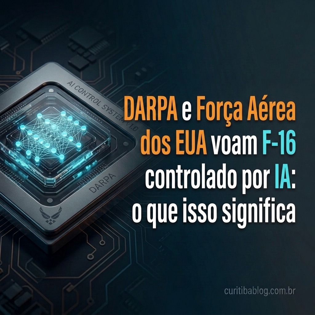 DARPA e Força Aérea dos EUA voam F-16 controlado por IA: o que isso significa