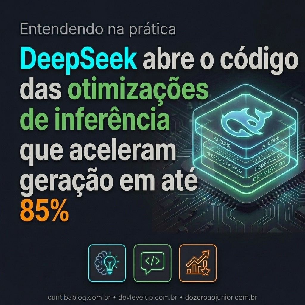 DeepSeek abre o código das otimizações de inferência que aceleram geração em até 85%