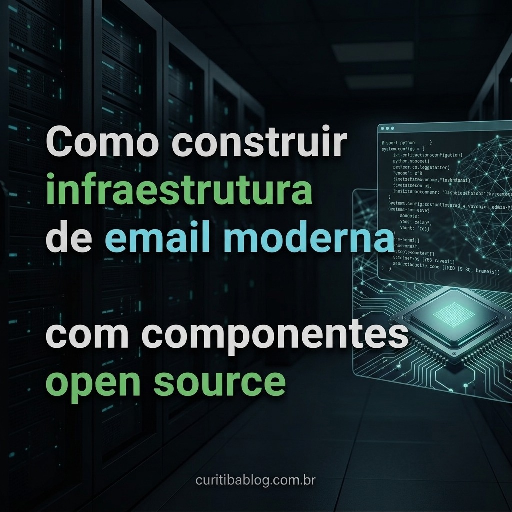 Como construir infraestrutura de email moderna com componentes open source