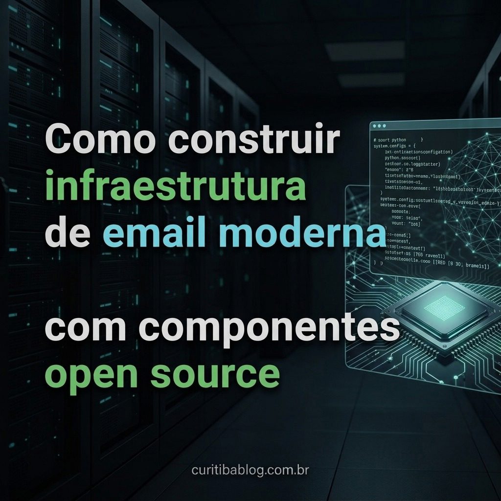 Como construir infraestrutura de email moderna com componentes open source