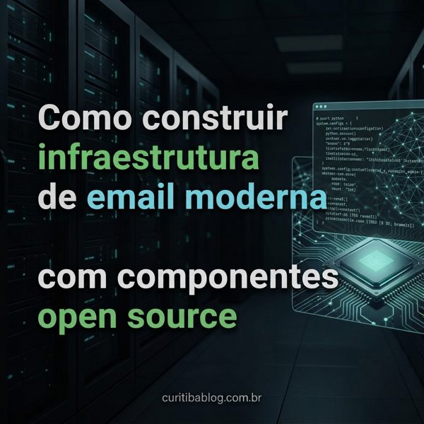 Como construir infraestrutura de email moderna com componentes open source
