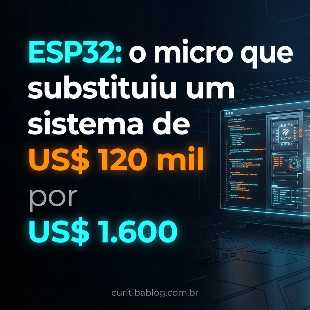 ESP32: o micro que substituiu um sistema de US$ 120 mil por US$ 1.600