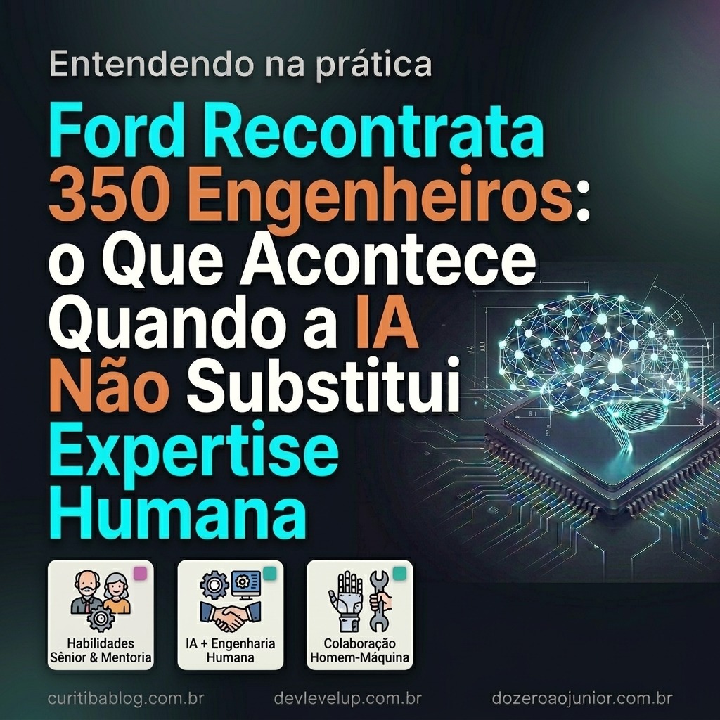 Ford Recontrata 350 Engenheiros: o Que Acontece Quando a IA Não Substitui Expertise Humana