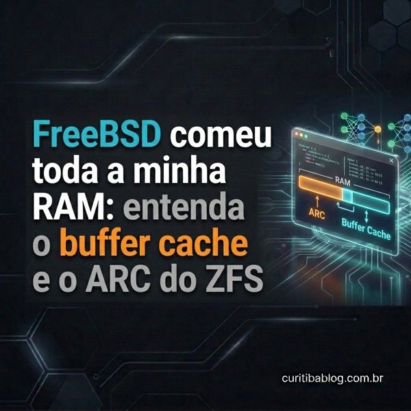 FreeBSD comeu toda a minha RAM: entenda o buffer cache e o ARC do ZFS