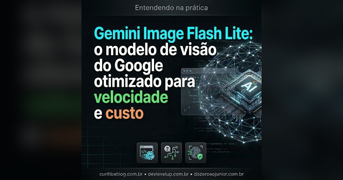 Gemini Image Flash Lite: o modelo de visão do Google otimizado para velocidade e custo