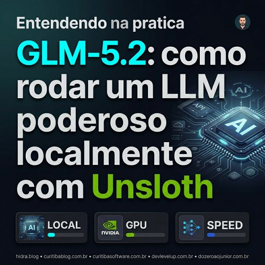 GLM-5.2: como rodar um LLM poderoso localmente com Unsloth