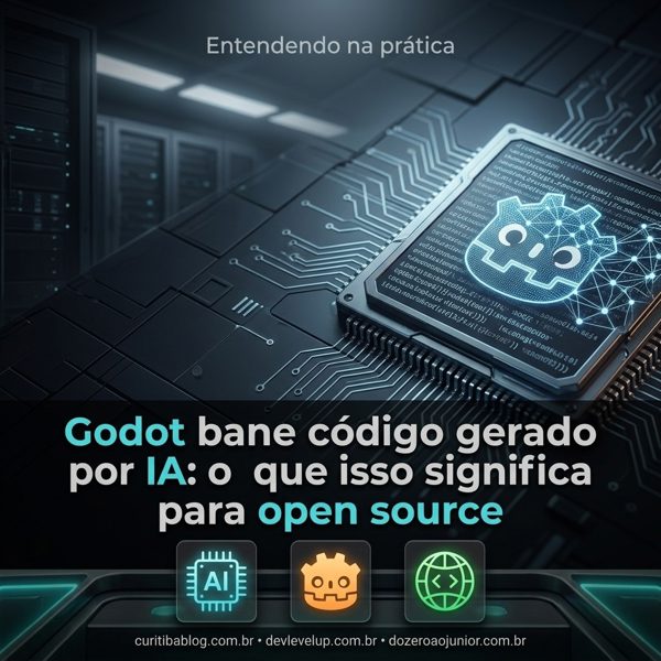 Godot bane código gerado por IA: o que isso significa para open source