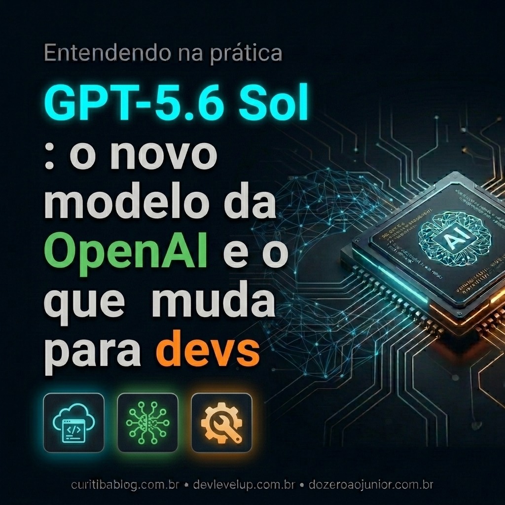 GPT-5.6 Sol: o novo modelo da OpenAI e o que muda para devs