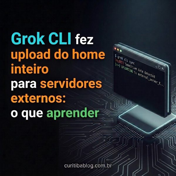Grok CLI fez upload do home inteiro para servidores externos: o que aprender