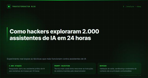 Como hackers exploraram 2.000 assistentes de IA em 24 horas