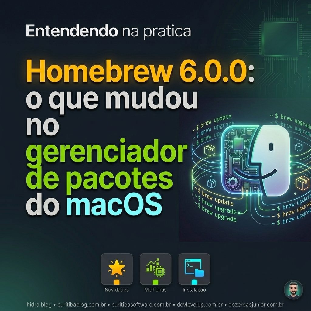 Homebrew 6.0.0: quais novidades no gerenciador de pacotes para macOS?