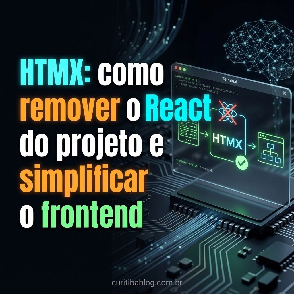 HTMX: como remover o React do projeto e simplificar o frontend
