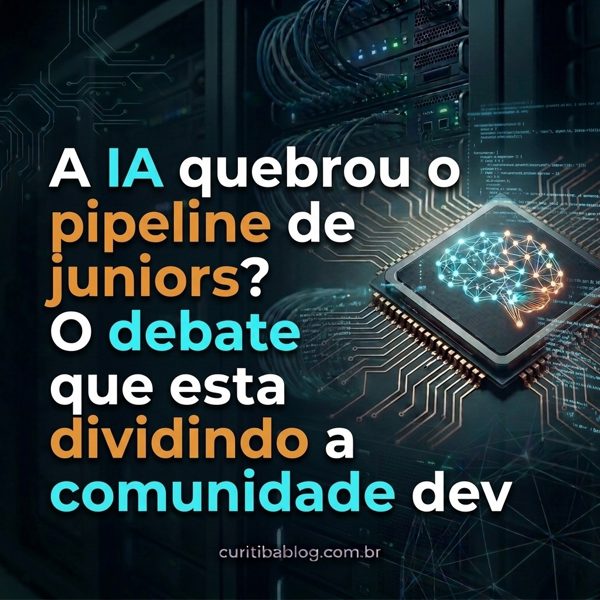 A IA quebrou o pipeline de juniors? O debate que esta dividindo a comunidade dev