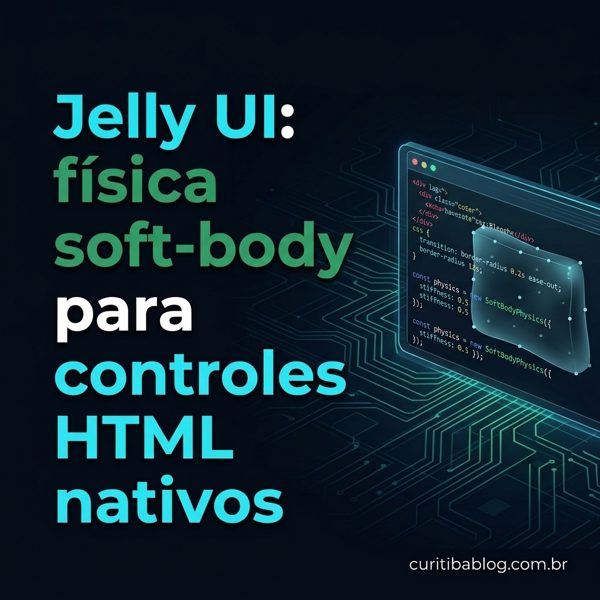 Jelly UI: física soft-body para controles HTML nativos no navegador