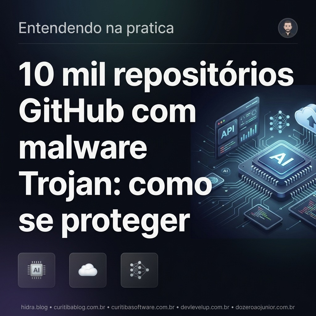 10 mil repositórios GitHub com malware Trojan: como se proteger