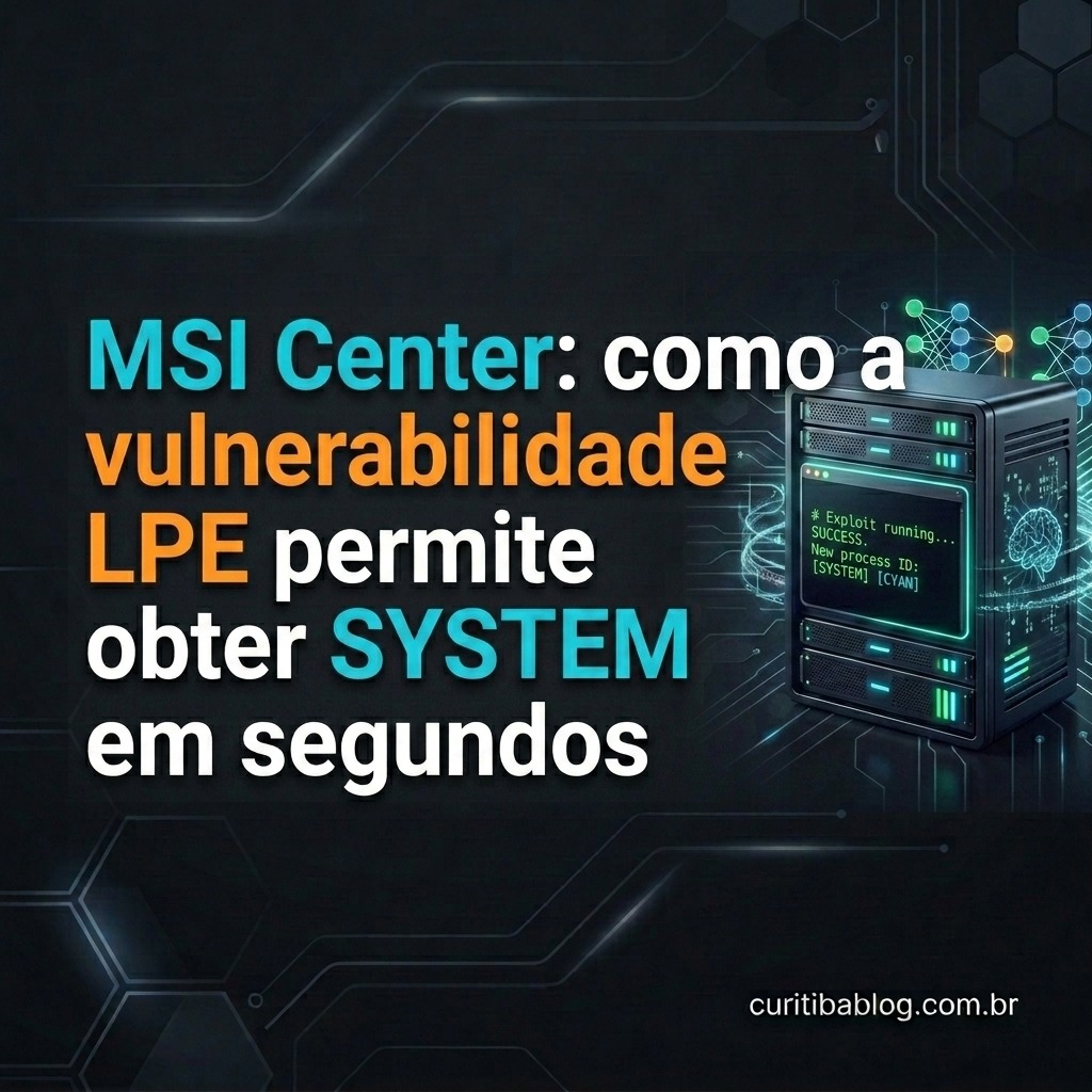 MSI Center: como a vulnerabilidade LPE permite obter SYSTEM em segundos