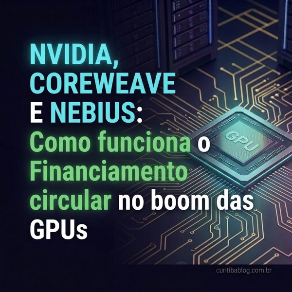 Nvidia, CoreWeave e Nebius: como funciona o financiamento circular no boom das GPUs