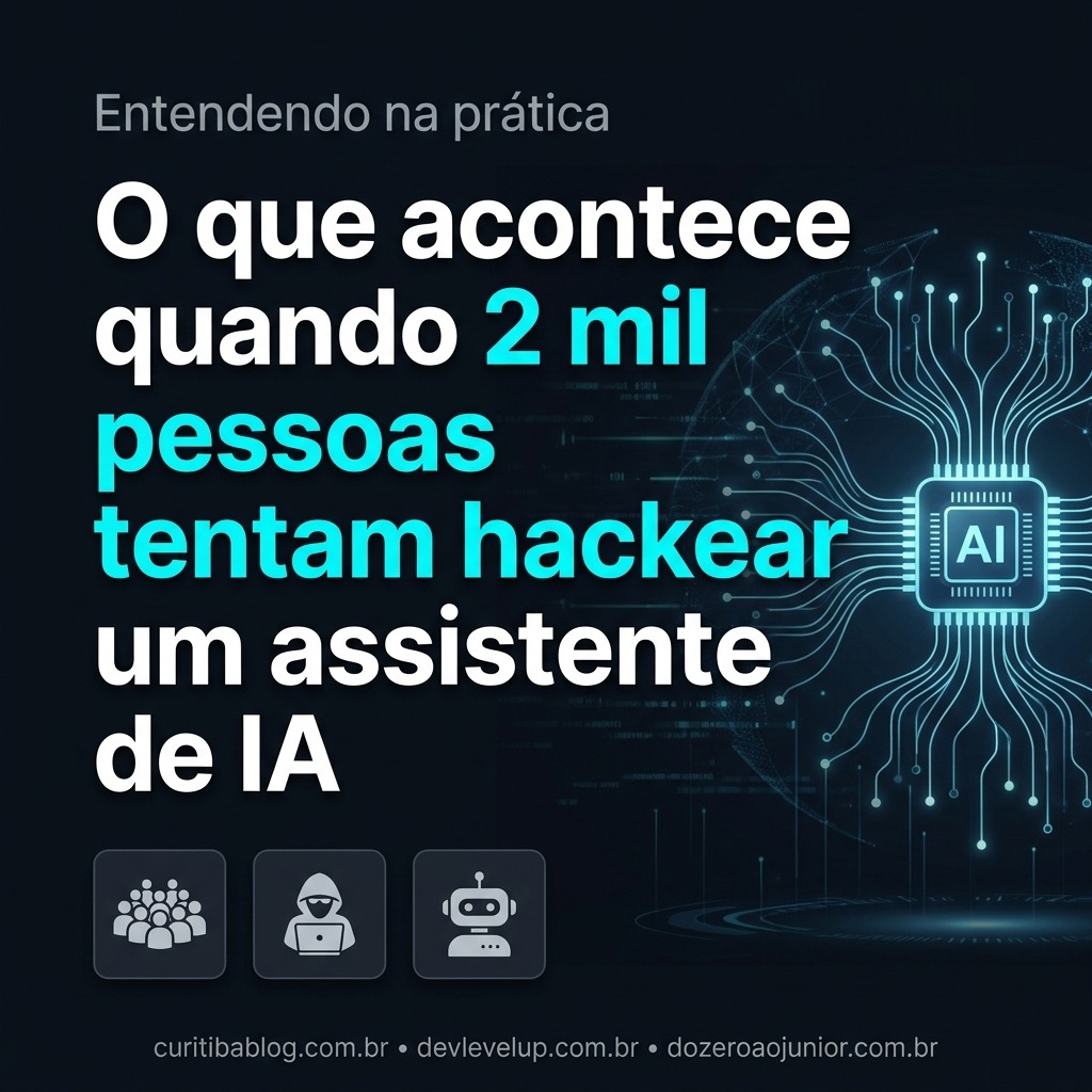 O que acontece quando 2 mil pessoas tentam hackear um assistente de IA