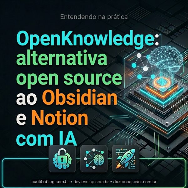 OpenKnowledge: alternativa open source ao Obsidian e Notion com IA