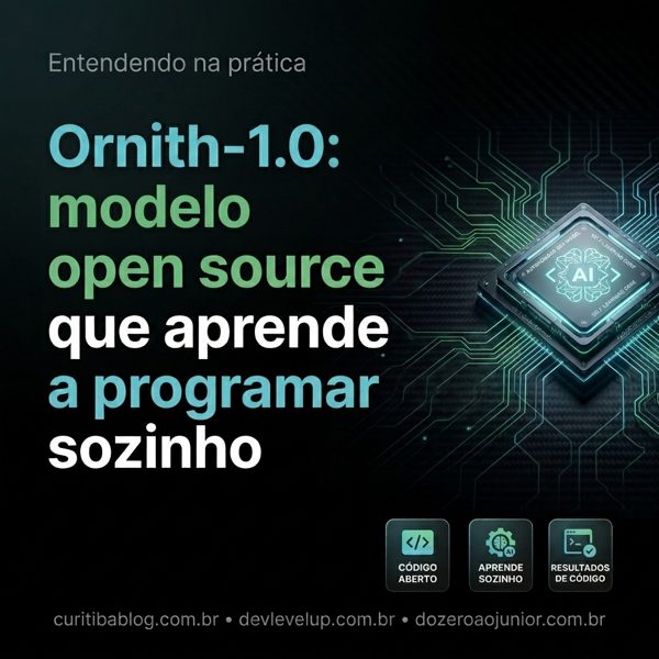 Ornith-1.0: modelo open source que aprende a programar sozinho