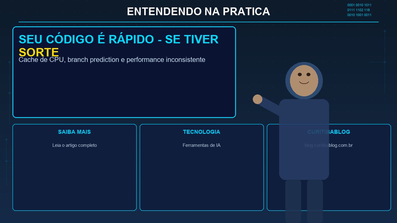 Seu código e rápido - se tiver sorte: entendendo performance inconsistente