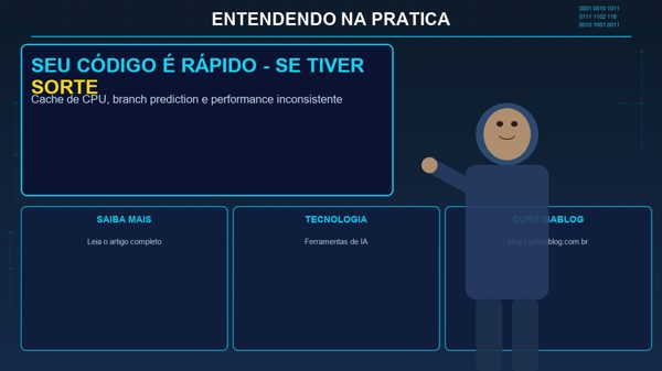 Seu código e rápido - se tiver sorte: entendendo performance inconsistente