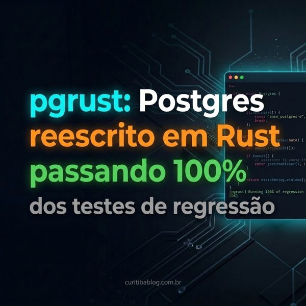 pgrust: Postgres reescrito em Rust passando 100% dos testes de regressão