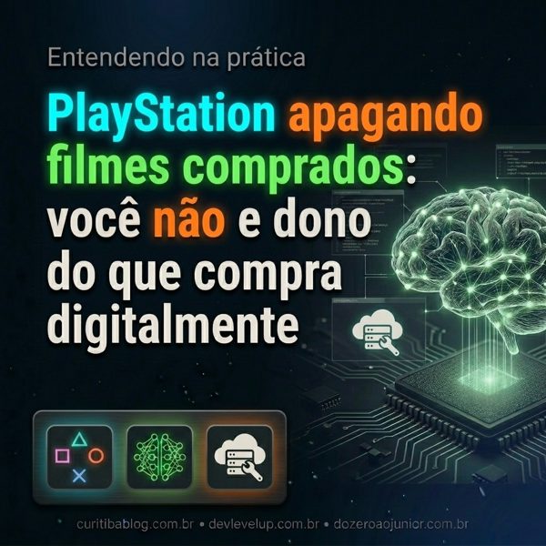 PlayStation apagando filmes comprados: você não e dono do que compra digitalmente
