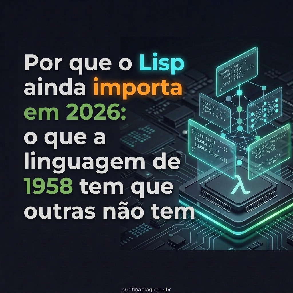 Por que o Lisp ainda importa em 2026: o que a linguagem de 1958 tem que outras não tem