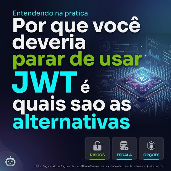 Por que você deveria parar de usar JWT é quais sao as alternativas