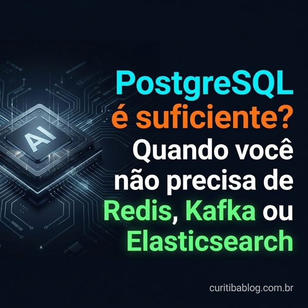 PostgreSQL é suficiente? Quando você não precisa de Redis, Kafka ou Elasticsearch