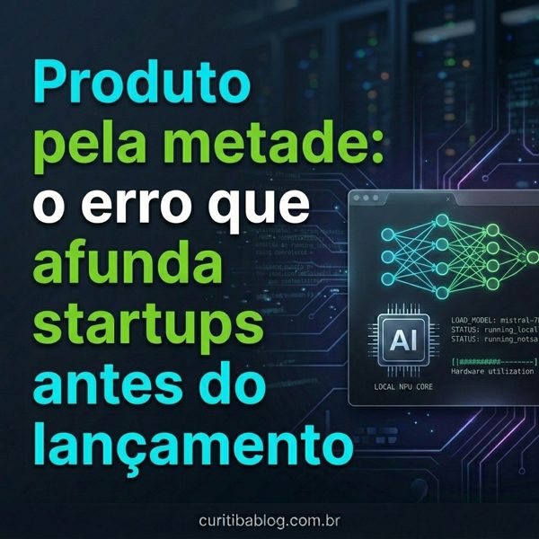 Produto pela metade: o erro que afunda startups antes do lançamento