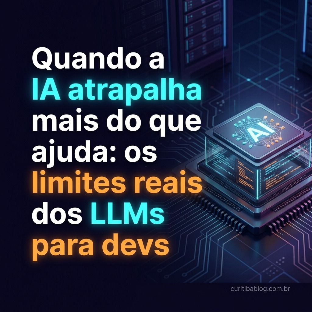 Quando a IA atrapalha mais do que ajuda: os limites reais dos LLMs para devs